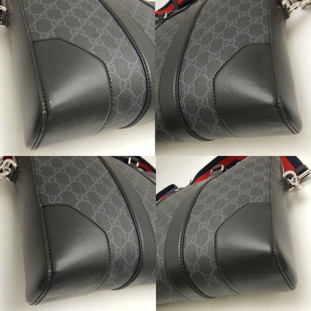 GUCCI Authentic Black Canvas Bag - Picture 7 of 10